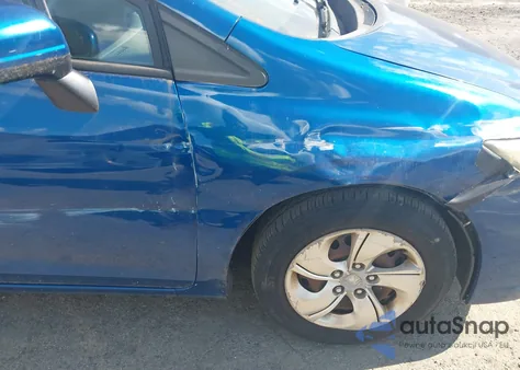 2014 Honda Civic Lx из США, поврежденный, VIN 2HGFB2F5XEH501047